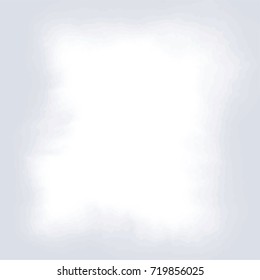 soft grey watercolor background frame with soft borders, vector illustration