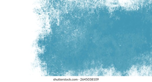 Soft grunge style texture in blue watercolor brush effect

