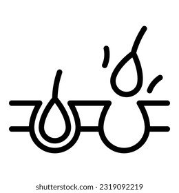 Soft hair removal icon outline vector. Wax cream. Aroma glass