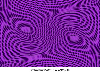 Soft halftone pattern. Gradient polka dots violet background. Modern vector illustration. Abstract curves. Points backdrop. Dotted spotted pattern. Monochrome template for web design
