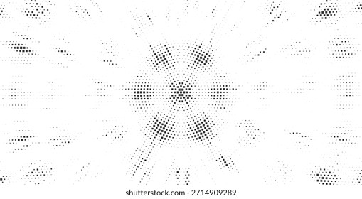Fondo radial suave del resplandor del medio tono para los carteles elegantes, marca digital, diseños abstractos, Ilustración vectorial moderna del Diseño gráfico