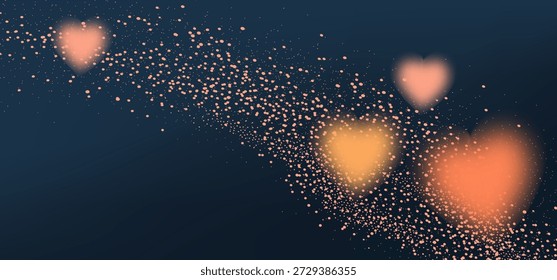 Soft heart shaped light effect with pink flares, glow, and subtle shine. Romantic overlay for Valentine’s Day, love designs, or wedding projects.

