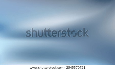Soft holographic gradient background. Blue elegant curves bg. Smooth fluid waves. Clean aesthetic tech gentle flowing curves. For digital presentations, marketing, corporate branding. EPS 10.