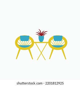 Suave Home Garden Princess Wind Cute Table de madera. 