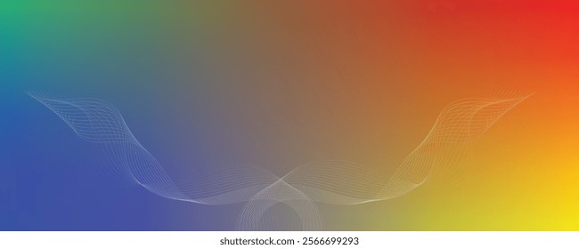 Soft Horizon Wallpaper Flowing Gradient with a Misty, Dreamy Touch a colorful background with the words the sun 