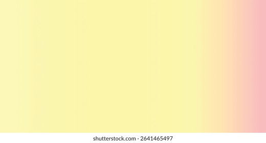 Soft horizontal pastel gradient background transitioning from pale yellow to warm peach and blush pink – light, cheerful, and elegant abstract design perfect for baby themes, spring, and wellness.