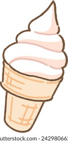 Soft ice cream with a hand-made feel