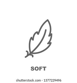 Soft Icon. Element Of Row Matterial Icon. Thin Line Icon For Website Design And Development, App Development. Premium Icon