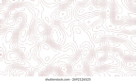 Um plano de fundo abstrato suave e convidativo, com um padrão topográfico sutil semelhante a um mapa, com linhas de contorno rosa delicadas numa superfície branca pura, transmitindo uma elegância suave