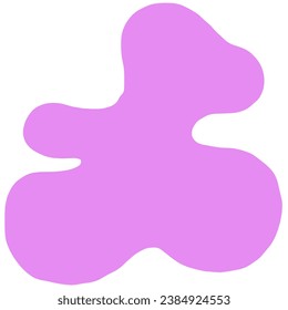 The soft, irregular shape of the blob shape is simple, fun, and versatile for a variety of creative designs.