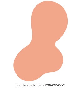 The soft, irregular shape of the blob shape is simple, fun, and versatile for a variety of creative designs.