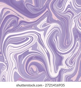 Weicher lavendelfarbener abstrakter Marmorhintergrund mit fließenden Pastellwellen und fließender Textur, verträumte moderne Kunst, perfekt für Hintergründe, abstrakt, Textur, Pastellfarben, Dralldesign.