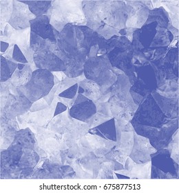 soft lavender blue transparent irregular watercolor background, hand painted vector illustration
