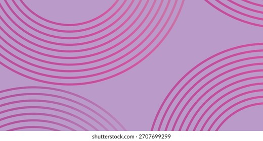 Soft Lavender and Neon Pink Concentric Circles Background