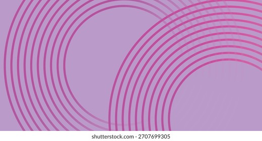 Fondo de círculos concéntricos de lavanda suave y rosa neón