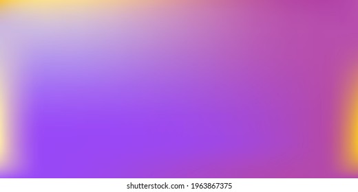 Soft Lavender Vibrant Frame Office Background. Purple Blank Violet Gradient Mesh Illustration. Modern Bright Pink Watercolor Colorful Blurred Texture. Yellow Empty Pastel Smooth Surface Backdrop.