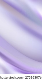 Lavanda suave e ondas de seda branca