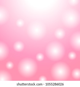 Soft light of abstract blur bokeh background. Vector image