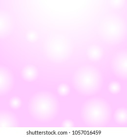 Soft light of abstract blur bokeh background. Vector image