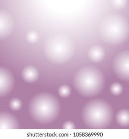 Soft light of abstract blur bokeh background. Vector image