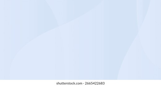 Fondo abstracto azul claro suave con curvas suaves y fluidas, perfecto para diseños modernos y presentaciones serenas.