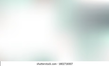 Soft Light Blue, Green Color Gradient Overlay Mesh Vector Background. Abstract Dreamy Magic Greenery Pearlescent Wallpaper. Unfocused Green, Blue Sky Green Nature Vibrant Pearl Holographic Teal