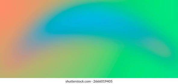 Fondo degradado azul claro y verde suave, efecto de desenfoque suave que crea un estilo abstracto fresco y calmante en formato de Vector.