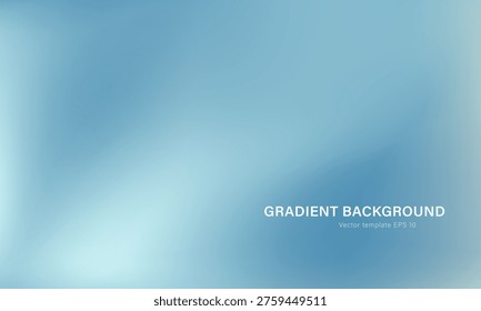 Soft light blue and grey abstract gradient background. Pastel wavy fluid wallpaper texture for calm corporate presentation, airy web design, wedding invitation or minimalist website backdrop.