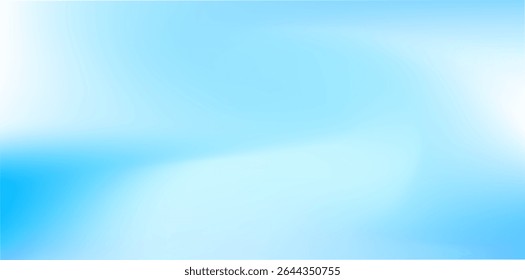 Soft light blue and white sky gradient background, ideal for calm, airy, and nature-inspired digital designs, weather themes, or abstract vector templates.