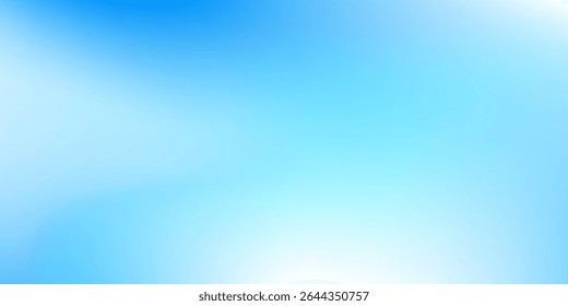 Soft light blue and white sky gradient background, ideal for calm, airy, and nature-inspired digital designs, weather themes, or abstract vector templates.