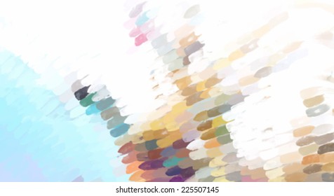 Soft light brush strokes paint