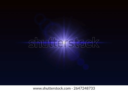 Soft light burst with glow beams and subtle flare rings. Central shine effect for magical visual scenes or transitions.