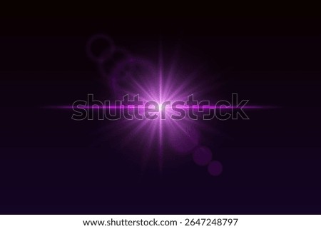 Soft light burst with glow beams and subtle flare rings. Central shine effect for magical visual scenes or transitions.