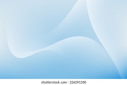 Soft Light Cloud Waves Sky Background Vector Illustration