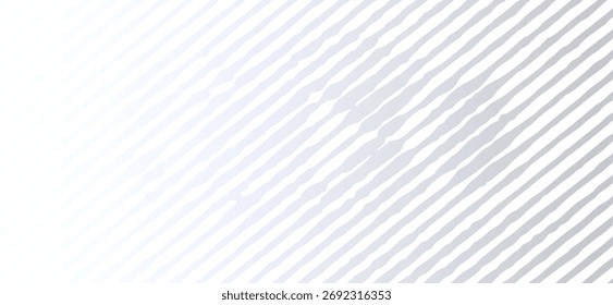 Las suaves rayas diagonales de color gris claro crean un fondo degradado moderno, ofreciendo una textura sutil y elegante perfecta para superposiciones o proyectos de diseño minimalista que muestran patrones delicados
