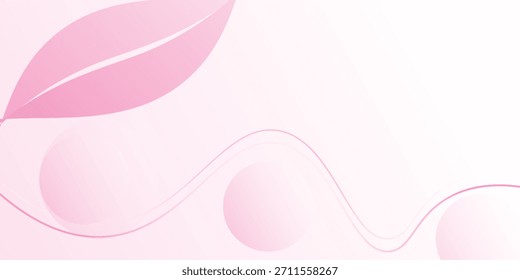 Fondo rosa claro suave con diseño de gráficos de patrón de curva para tecnología de ilustración de Web Fondo de pantalla de fondo digital inteligente de red de Internet. eps10