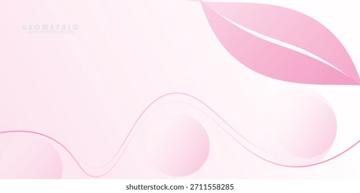 Fondo rosa claro suave con diseño gráfico de patrón de curva para tecnología de ilustración de Web Fondo de pantalla de fondo digital inteligente de red de Internet. póster