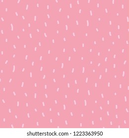 Soft light pink pattern with strokes and dots like a berry for your design: book cover or illustration, magazine page, website background, beauty and healthcare products, for children, girls and women