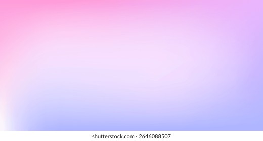 Soft light purple and pink gradient with gentle pastel tones and smooth blending—ideal for romantic, minimal, and modern abstract vector backgrounds.