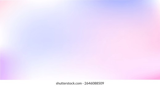Soft light purple and pink gradient with gentle pastel tones and smooth blending—ideal for romantic, minimal, and modern abstract vector backgrounds.