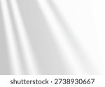 Soft Light shadow overlay Rays effect on White Surface