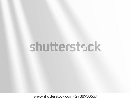 Soft Light shadow overlay Rays effect on White Surface