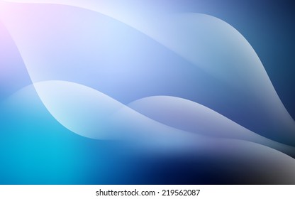 Soft Light Waves  Sky Background Vector Illustration