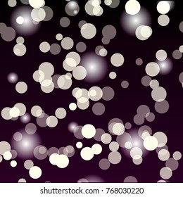 Soft lights background colorful vector illustration bokeh