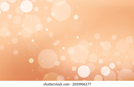 Soft lights. Vector illustration with copy space. Glowing bokeh effect on pastel gradient background