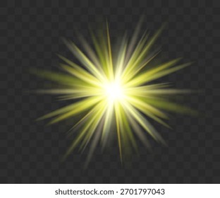 Estrella suave de color amarillo claro sobre un fondo oscuro a cuadros. Diseño simple, limpio y mínimo sin efectos ni deslumbramiento.