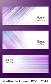 Soft line vector abstract banner in color of the year 2018. Halftone and stripe design template for poster, banner, flayer, greeting, brochure, buissiness cards. Soft line banner template.