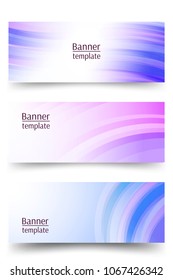 Soft line vector abstract banner in color of the year 2018. Halftone and stripe design template for poster, banner, flayer, greeting, brochure, buissiness cards. Soft line banner template.