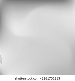 Malla suave gradiente de agua grisácea y líquida. Fondo Dinámico De Aluminio Desenfocado Por El Agua. Fondo de degradado monocromático de ondulación plateado con curvas de calma. Superficie suave del cielo fluido metálico oscuro.