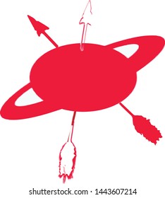 The soft logo icon is hit by an arrow